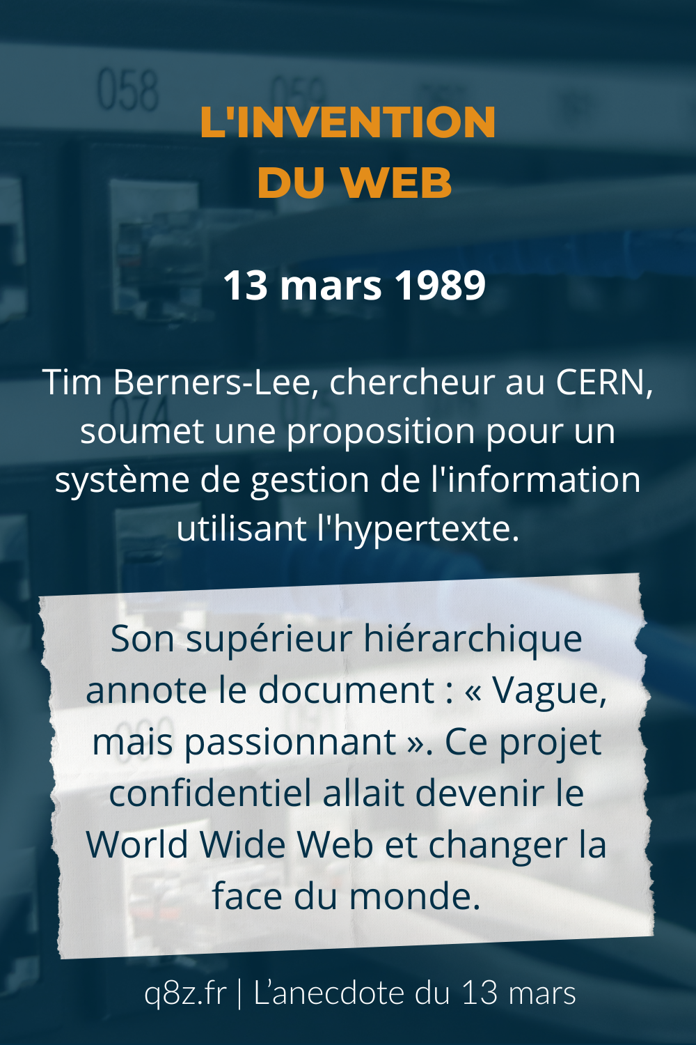 13 mars 1989 : L'invention du World Wide Web